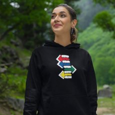 Dámska mikina s kapucňou Ten správny smer