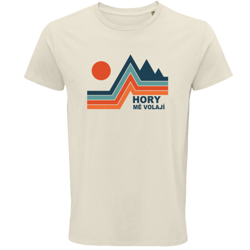 Pánské tričko Hory mě volají retro
