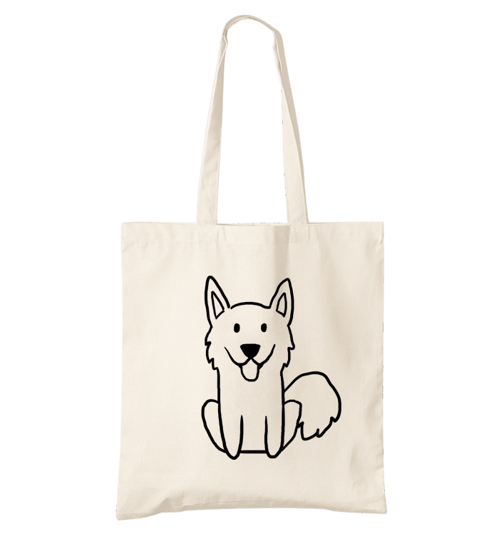 Bavlněná taška Veselý pes