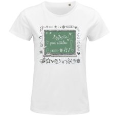 Dámske bio tričko Najlepšia pani učiteľka