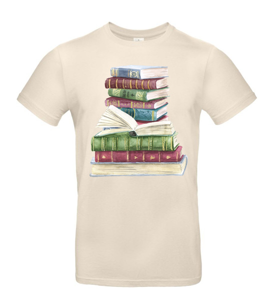 Pánske tričko kopec kníh