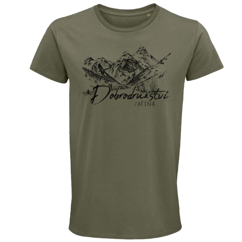 Pánské tričko Dobrodružství začíná