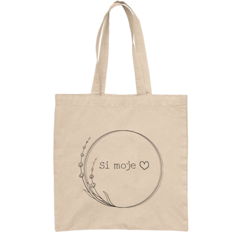 BIO bavlnená taška Si moje srdce