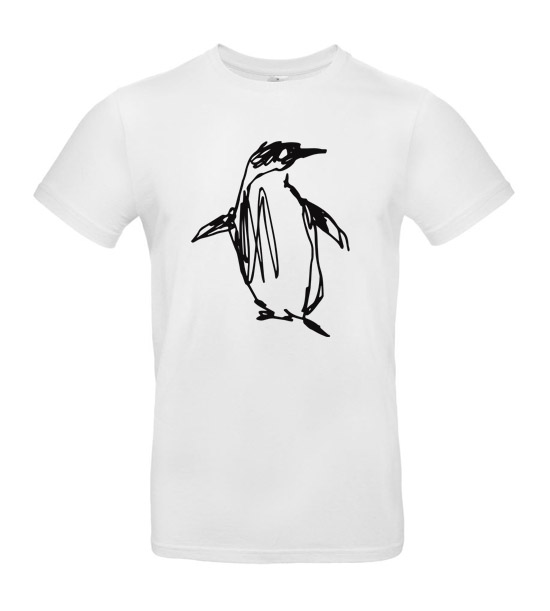 Pánske tričko Tučniak skica