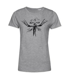 Dámske BIO  tričko výhľad z bicykla