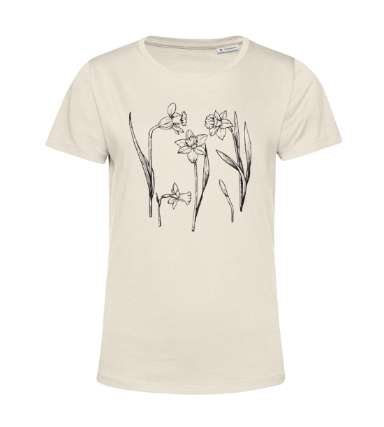 Dámske Bio tričko  narcis  skica