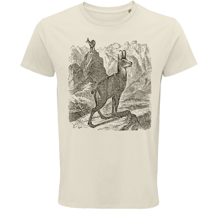 Pánske Bio tričko Kamzíky na horách