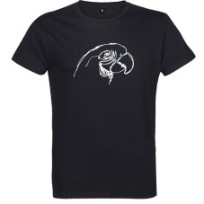 Pánske tričko Papagáj skica