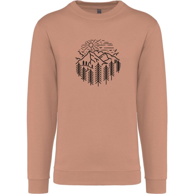 Mikina Príroda v kruhu skica