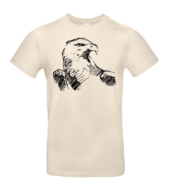 Pánske tričko orol skica