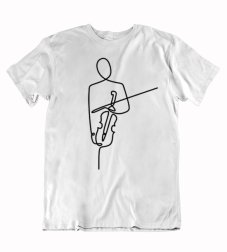 Pánske tričko husle