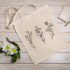 Bavlněná taška Tři divoké květiny