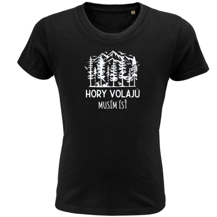 Detské tričko Hory volajú