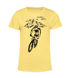 Dámske BIO  tričko cyklistika v horách