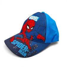 Spiderman – Detská šiltovka modrá, veľkosť 52