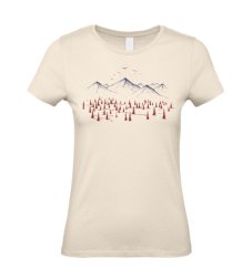 Dámske tričko stromy a štíty