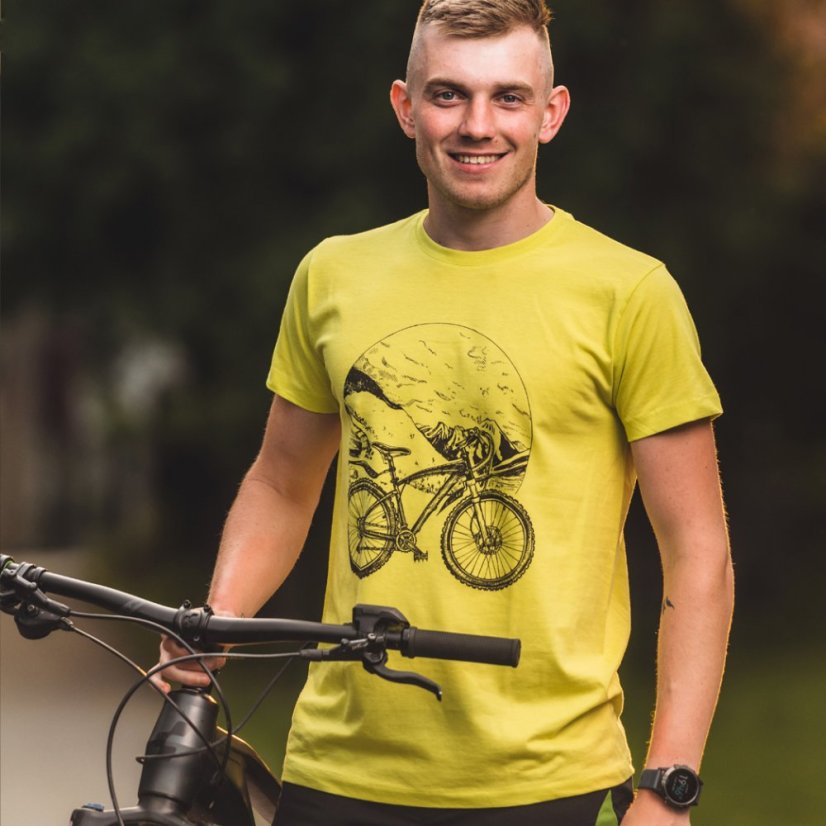 Pánske BIO tričko horský bicykel