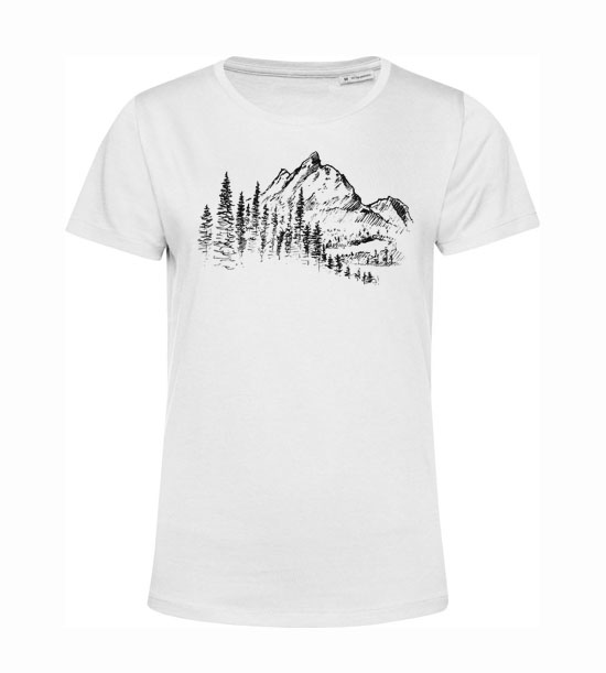 Dámske  tričko les a hora
