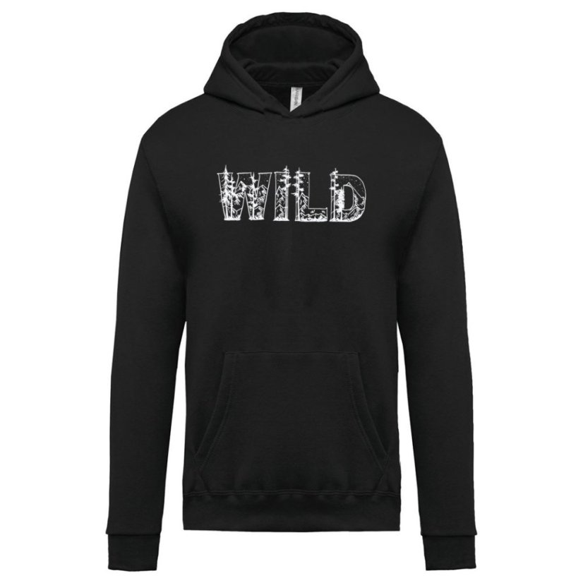 Pánska mikina s kapucňou WILD