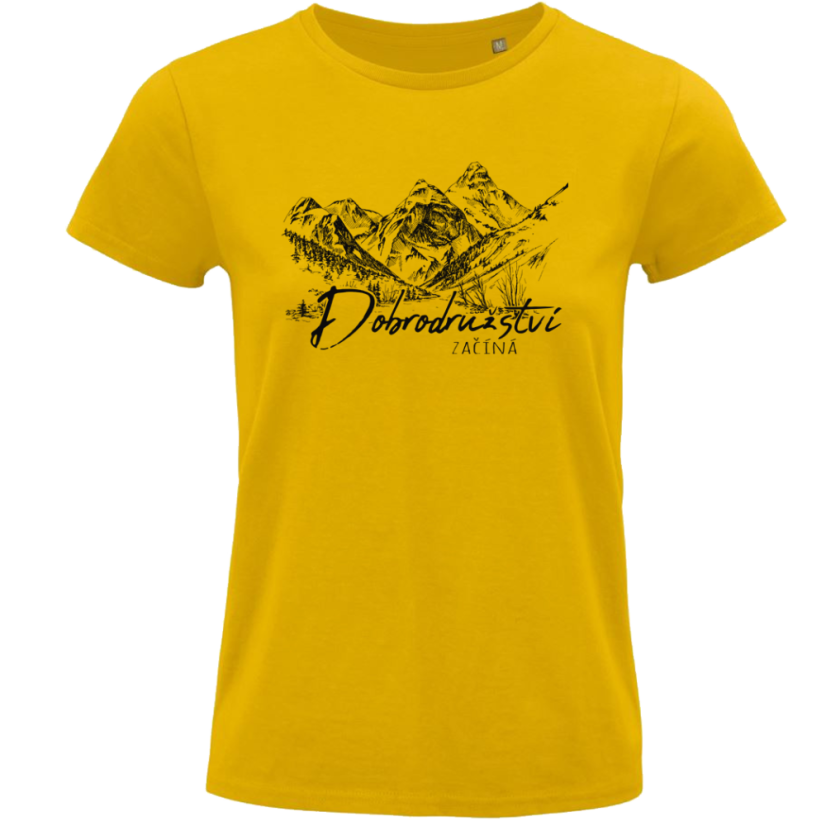 Dámské tričko Dobrodružství začíná
