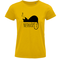 Dámske vtipné tričko  Nerušiť !