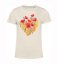 Dámske BIO tričko mak a pšenica srdcové