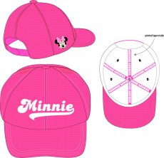 Minnie Mouse – šiltovka ružová, veľkosť 56 (Disney)