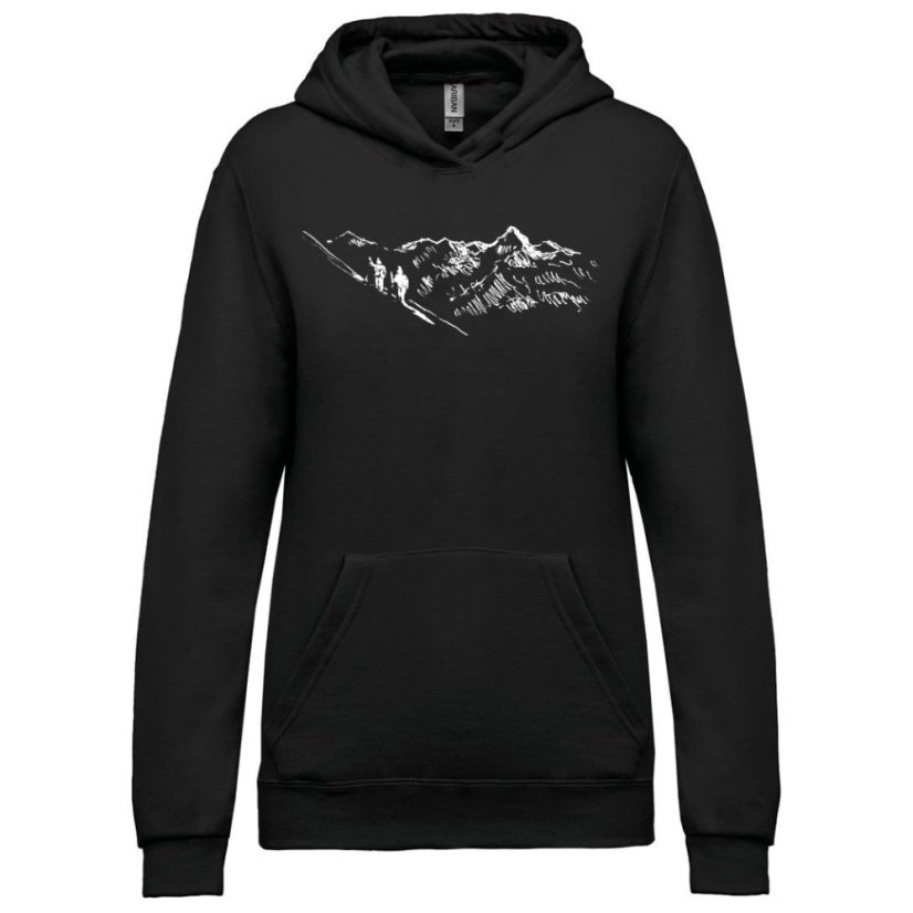 Dámská mikina s kapucí Turistika