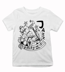 Detské tričko Maľovaný jazz