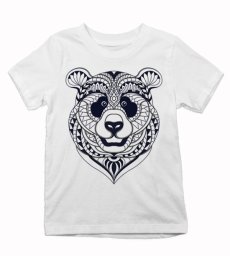 Detské tričko Maľovaný maco hlava