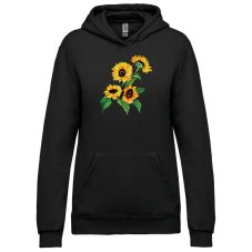 Dámska mikina s kapucňou Slnečnice