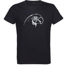 Pánske tričko Papagáj skica