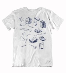 Pánske tričko milovník školy