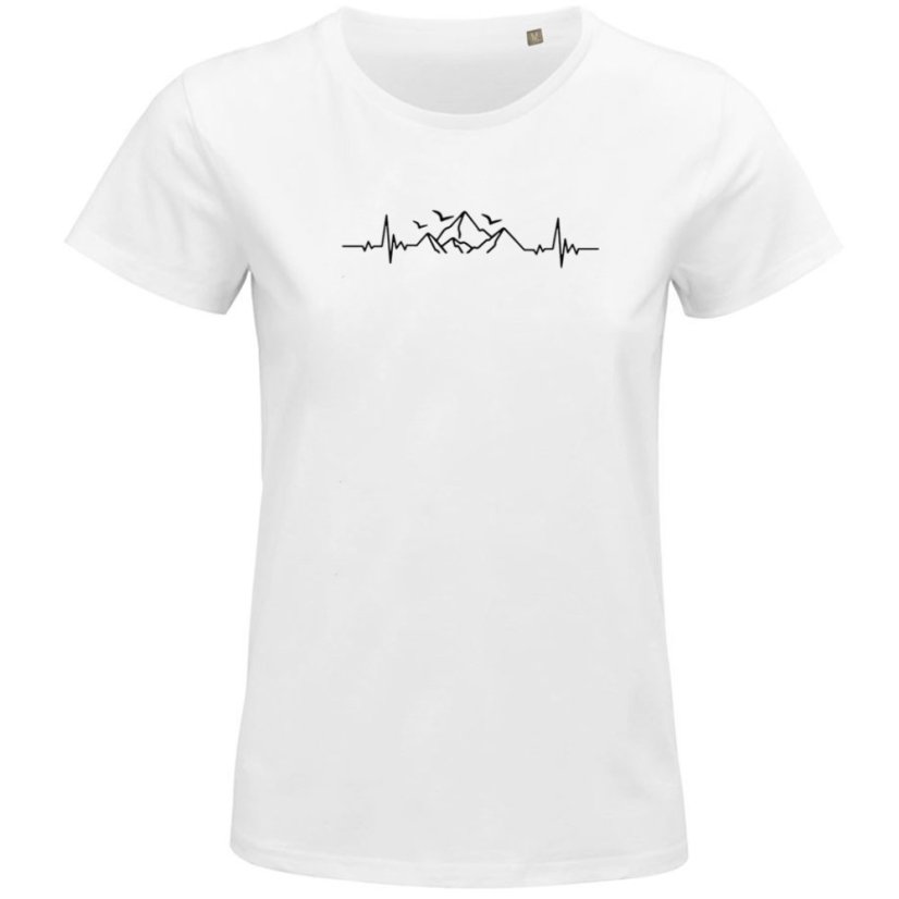 Dámske tričko EKG príroda