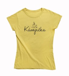 Dámske vtipné BIO tričko kávopička