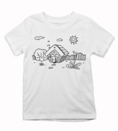 Detské tričko Maľovaný domček
