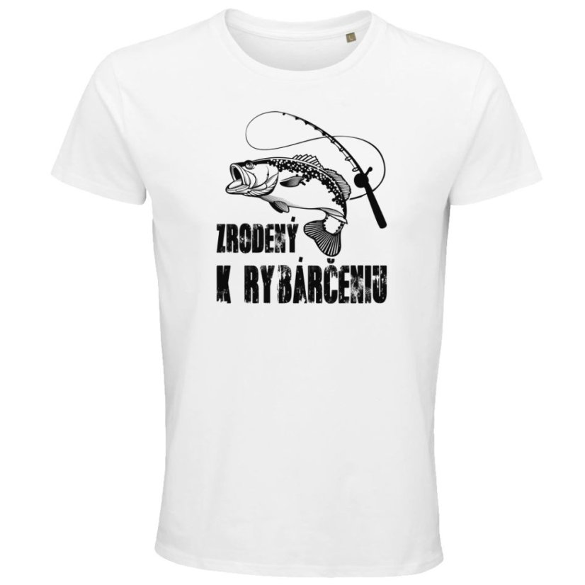 Pánske tričko zrodený rybár