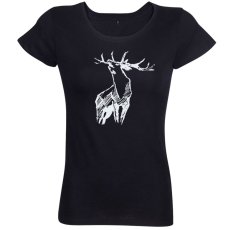 Dámske tričko Ručiaci jeleň