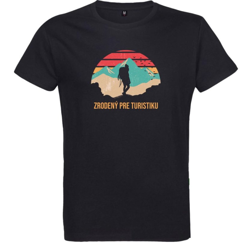 Pánske tričko Zrodený pre turistiku
