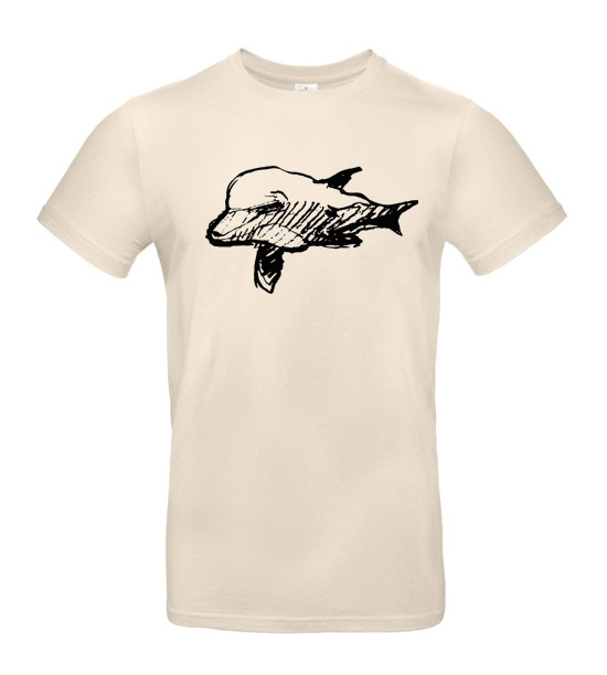 Pánske tričko Delfín skica