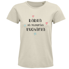 Dámske tričko babka ta najlepšia kuchárka