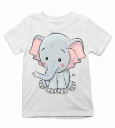 Detské tričko sloník