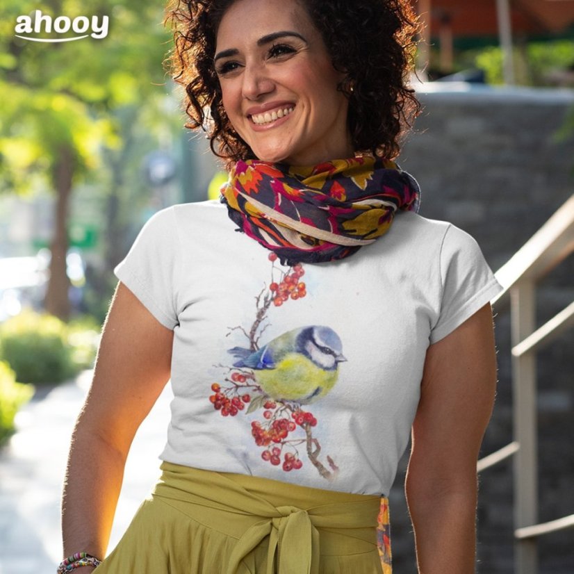 Dámske BIO tričko sýkorka