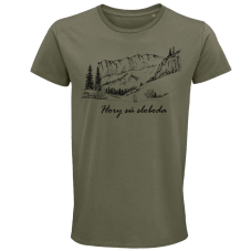 Pánske BIO tričko Hory sú sloboda