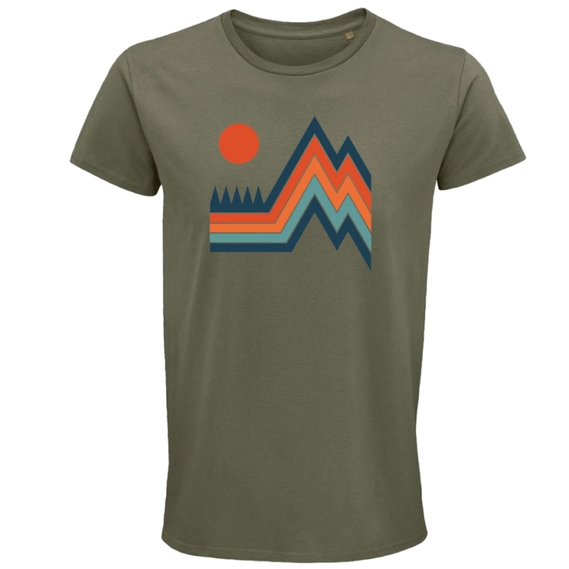 Pánske tričko Retro príroda