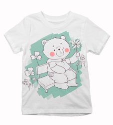 Detské tričko Maľovaný macko