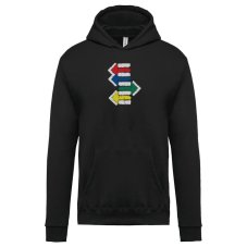 Pánska mikina s kapucňou Ten správny smer