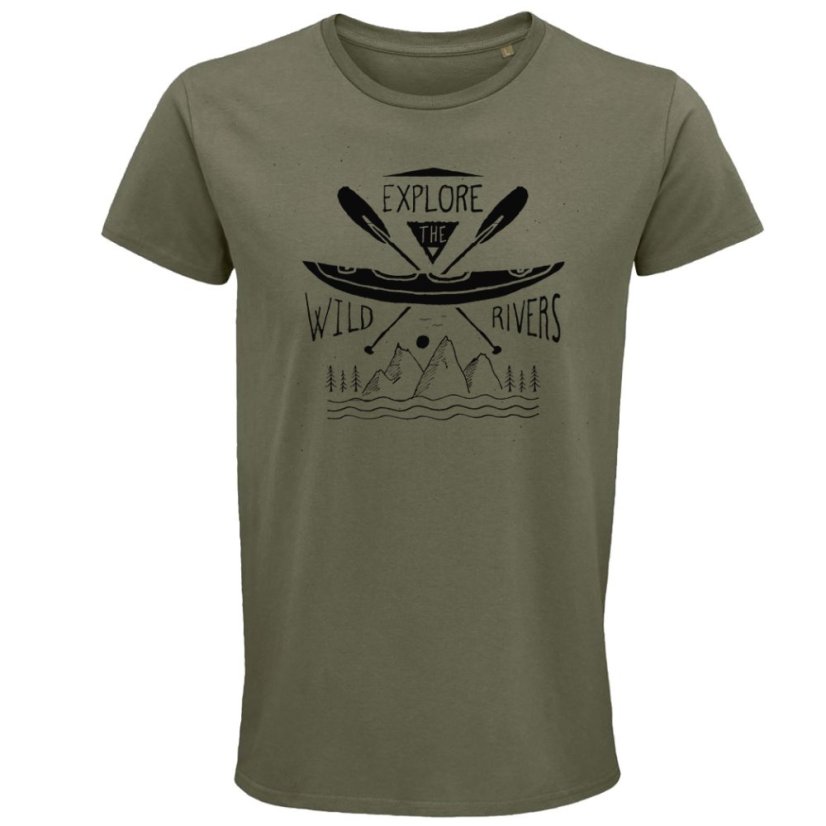 Pánske tričko Explore the Wild Rivers