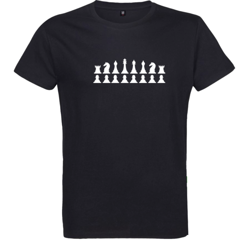Pánske bio tričko Šachové figúrky