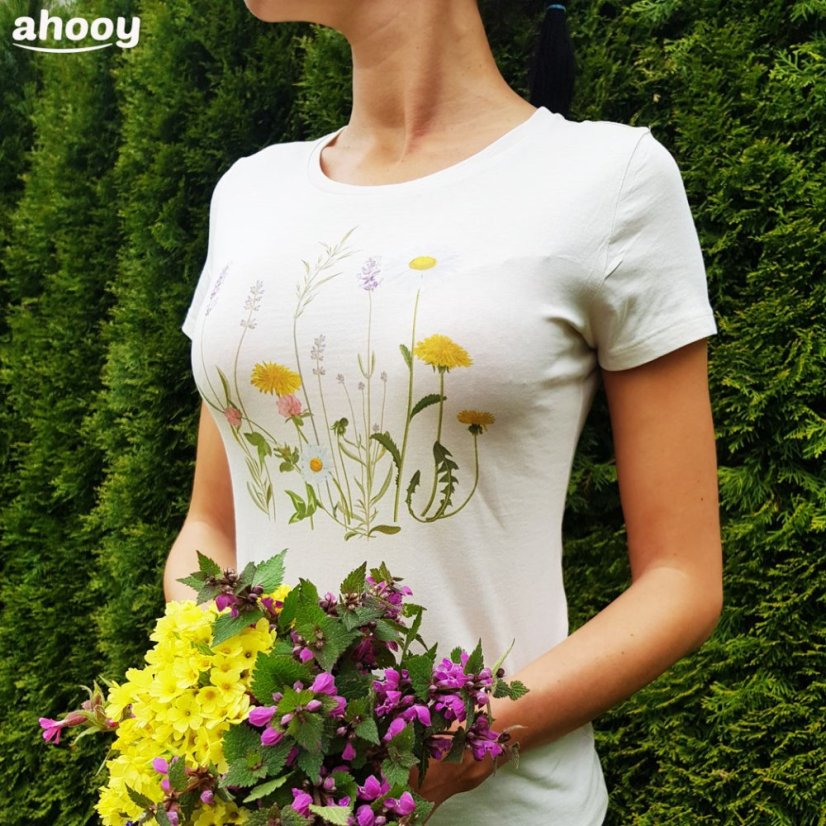 Dámské tričko Pampeliška v přírodě